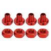 17mm Aluminum Alloy Wheel Hex Coupler Sturdy Durable Stability JLB 1/10 Series Truck RC Wheel Hex Driver (Red) view 4