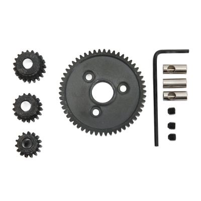 54T 0.8 32 Pitch 3956 RC Car Spur Gear with 15T 17T 19T Pinion Set for Traxxas Slash 4x4 4WD
