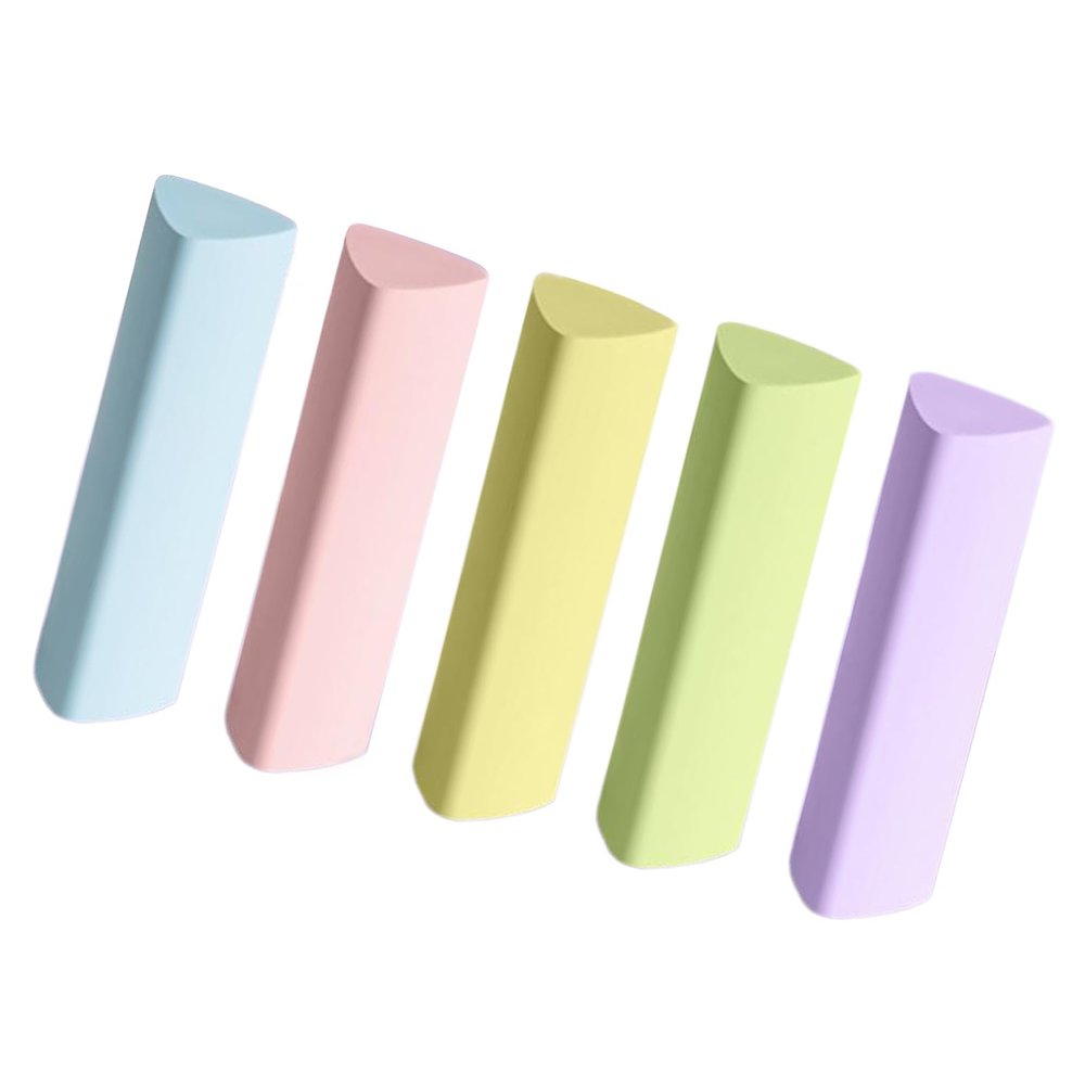 5 Pcs/Set Pencil Erasers Triangles Eraser Back to School Soft Eraser Aesthetic Reward Children