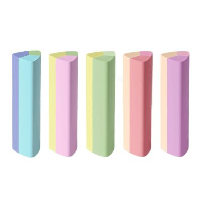 5 Pcs/Set Pencil Erasers Triangles Eraser Back to School Soft Eraser Aesthetic Reward Children
