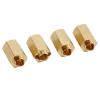 7mm Brass Wheel Hex Hub Extenders RC Wheel Spacers Brass Extended Combiner with Cross Wrench for Traxxas 1/18 RC Crawler Car Upgrade Parts view 2