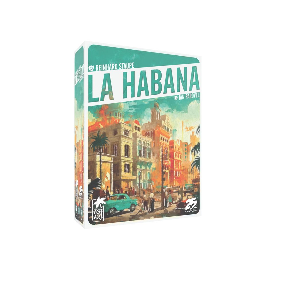 25th Century Games La Habana Card Game, Strategic Card-Driven City Building, 2-4 Players, 45 Min Playtime, Includes Action Cards, Structures, Resources