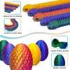 5PCS 3D Printed Snake Eggs 3D Printed Snake 3D Printed Snake Toys Set Easter Eggs Articulated Snake Easter Basket Stuffers Mystery Snake Egg Fidget Toy 3D Printed Animals (Multicolor11-5pcs) view 2
