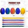 5PCS 3D Printed Snake Eggs 3D Printed Snake 3D Printed Snake Toys Set Easter Eggs Articulated Snake Easter Basket Stuffers Mystery Snake Egg Fidget Toy 3D Printed Animals (Multicolor11-5pcs) view 3