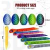 5PCS 3D Printed Snake Eggs 3D Printed Snake 3D Printed Snake Toys Set Easter Eggs Articulated Snake Easter Basket Stuffers Mystery Snake Egg Fidget Toy 3D Printed Animals (Multicolor9-5pcs) view 3