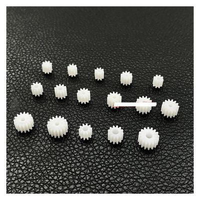 10pcs 0.5M Gear Teeth Car Electronic Starter Gear Dia Transmission RC Toy Worm Gear 11T-2MM