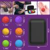 BUSOHA Silicone Fidget Balls - 6 Pack Fidget Toys Stress Balls for Adults Sensory Stone Travel Toys for Calming,Autism and ADHD,Gifts for Teens view 2