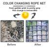 Heavy Duty Climbing Net for Playground, Treehouse & Trailer - 12mm Thick Safety Cargo Netting, 3.3x3.3ft, Durable Outdoor Swing & Climbing Accessories view 3