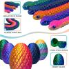 5PCS 3D Printed Snake Eggs 3D Printed Snake 3D Printed Snake Toys Set Easter Eggs Articulated Snake Easter Basket Stuffers Mystery Snake Egg Fidget Toy 3D Printed Animals (Multicolor10-5pcs) view 2