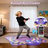 Dance Mats for Girls 4-8, Electronic Dance Mats with LED Light & Wireless Bluetooth, Kids Dance Mat, Girls Dance Mat, Dancing Mat, Music Dance Toy with 3 Game Modes, Develops Hand-Eye Coordination view 3