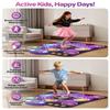 Dance Mat Toys for 3-12 Year Old Kids, Bluetooth Dance Pad with Light-Up 8 Keys,Interactive Dance Game with 4 Modes,Built-in Music&Non-Slip,Christmas Birthday Gift for Girls,Boys view 2