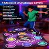 Dance Mat Toys for 3-12 Year Old Kids, Bluetooth Dance Pad with Light-Up 8 Keys,Interactive Dance Game with 4 Modes,Built-in Music&Non-Slip,Christmas Birthday Gift for Girls,Boys view 3
