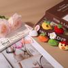 12pcs Desk Goose Accessories, 6 Mini Porch Goose Glasses and 6 Mini Knitted Hats for Statue Decor & 7in/17.78cm Office Desk Geese Accessories view 3