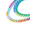 ZYIBPMSJKQCFK Multi Layered Gradient Necklace Retro Beaded Accessories,multicolored,57+7cm view 2