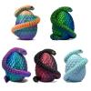 5PCS 3D Printed Snake Eggs 3D Printed Snake 3D Printed Snake Toys Set Easter Eggs Articulated Snake Easter Basket Stuffers Mystery Snake Egg Fidget Toy 3D Printed Animals (Multicolor12-5pcs) view 1
