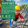Heavy Duty Climbing Net for Kids & Adults - Durable Outdoor Rope Cargo Webbing Net for Swing Sets, Safety Climbing Protective Net (6.6x6.6ft) - Perfect for Backyard Fun! view 3