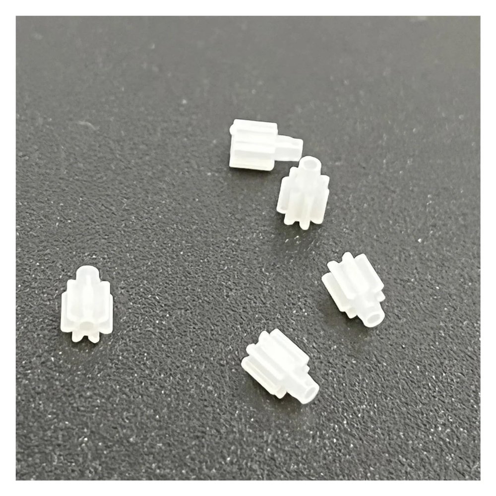 5pcs 0.3-M Modulus Gear Toy RC Car Drone Transmission Pinion Gear Fit for 0.8mm/1mm Shaft 9 Teeth 1MM