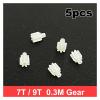 5pcs 0.3-M Modulus Gear Toy RC Car Drone Transmission Pinion Gear Fit for 0.8mm/1mm Shaft 9 Teeth 1MM view 3
