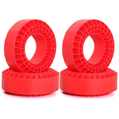 Rc Upgrade Parts For TRX4 For SCX10 III CJ-7 For Capra BRX01 TF2 GEN8 1/10 1.9'' Tires Soft Silica Gel Anti Foams Insert 105x42mm RC Crawler Rigs(Red)