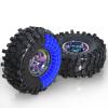 Rc Upgrade Parts For TRX4 For SCX10 III CJ-7 For Capra BRX01 TF2 GEN8 1/10 1.9'' Tires Soft Silica Gel Anti Foams Insert 105x42mm RC Crawler Rigs(Red) view 2