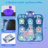 Dance Mats for Girls 4-8, Electronic Dance Mats with LED Light & Wireless Bluetooth, Kids Dance Mat, Girls Dance Mat, Dancing Mat, Music Dance Toy with 3 Game Modes, Develops Hand-Eye Coordination view 2