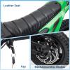 24V Kids Electric Dirt Bike - 350w Kids Motorcycle, 13.67 Mph Max Speed Electric Bike for Kid, Rear Wheel Suspension, 12 Miles Range, Twist Grip Throttle, Rubber Tire, Green view 2