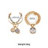 ZYIBPMSJKQCFK Punk Metal 2-Piece Retro Women'S Bracelet Set,golden,19.5cm view 3