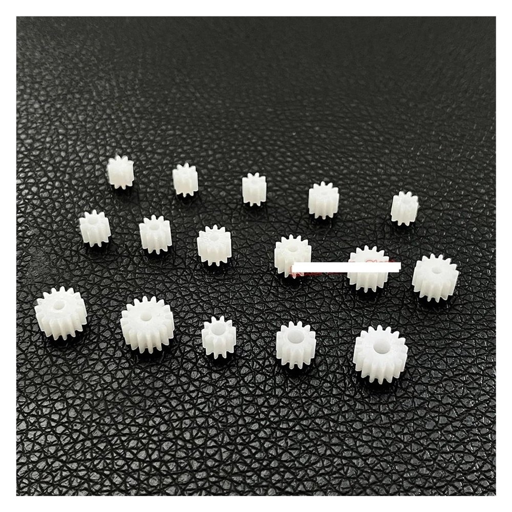 10pcs 0.5M Gear Teeth Car Electronic Starter Gear Dia Transmission RC Toy Worm Gear 9T-2MM