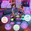 Dance Mat Toys for 3-12 Year Old Girls & Boys,Dance Pad with Light-Up 8-Buttons & Wireless Bluetooth,4 Game Modes & Adjustable Volume & Non-Slip.Birthday Xmas Gifts for Kids view 2