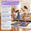 Dance Mat Toys for 3-12 Year Old Girls & Boys,Dance Pad with Light-Up 8-Buttons & Wireless Bluetooth,4 Game Modes & Adjustable Volume & Non-Slip.Birthday Xmas Gifts for Kids view 3