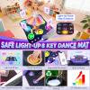 Dance Mat Toys for 3-12 Year Old Girls & Boys,Dance Pad with Light-Up 8-Buttons & Wireless Bluetooth,4 Game Modes & Adjustable Volume & Non-Slip.Birthday Xmas Gifts for Kids view 4