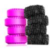 4PCS 1.9" Silicone Inner Crawler Tires Mud Slingers OD 4.72'' for 1/10 RC Crawler Axial SCX10 Traxxas TRX4 Tamiya CC01 D90(Blue) view 3