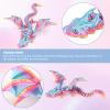 3D Printed Dragon with Wings, Flexible Articulated Dragon Fidget Toy, Winged Crystal Dragon Gift for Kids, Teens, Adults, Easter Basket Stuffers, Party Favors, Stress Relief Desk Decor Gift view 3