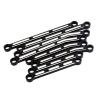 Compatible with Traxxas for TRX4M for Bronco for Defender 1/18 RC Crawler Upgrade Parts Metal Raised Linkage Tie Rod RC Accessories(Black) view 1