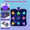 Dance Mats for Girls 4-8, Electronic Dance Mats with LED Light & Wireless Bluetooth, Kids Dance Mat, Girls Dance Mat, Dancing Mat, Music Dance Toy with 3 Game Modes, Develops Hand-Eye Coordination view 2