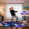Dance Mats for Girls 4-8, Electronic Dance Mats with LED Light & Wireless Bluetooth, Kids Dance Mat, Girls Dance Mat, Dancing Mat, Music Dance Toy with 3 Game Modes, Develops Hand-Eye Coordination view 4