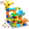 burgkidz Marble Runs for Kids 4-8, Educational Learning Marble Maze Toys Compatible with All Major Brands of Building Blocks STEM Toys for Kid Age 3 4 5 6 7 8+ view 1
