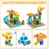 burgkidz Marble Runs for Kids 4-8, Educational Learning Marble Maze Toys Compatible with All Major Brands of Building Blocks STEM Toys for Kid Age 3 4 5 6 7 8+ view 3
