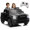 24V 160W Licensed RAM 2500 Ride on Toy for Big Kids, 2 Seater Ride On Car with Remote Controll, Ride on Truck w/4-Wheel Suspension, Truck Bed Storage, Dual-Speed Modes, Soft Start & Stop (Black) view 1