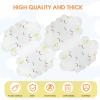 100 Pcs White Cloud Shape Paper Napkins for Baby ShowerCloud Decorations Gender Reveal Cloud Party Decorations(6.3 x 5.1 In) view 3