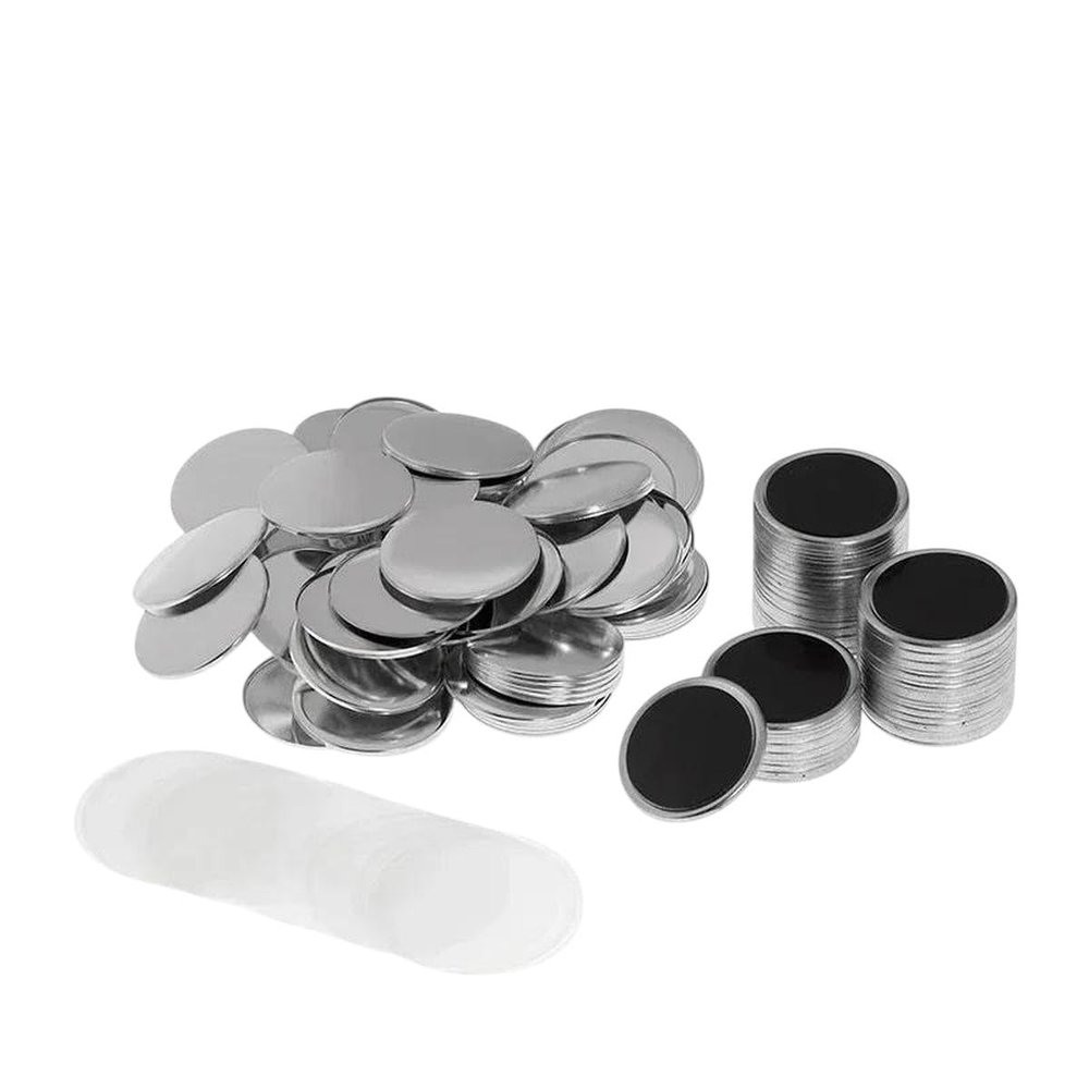 50pcs 25-75mm Magnet Refrigerator Badge Pin Button Maker Parts DIY Badge Button Pins for Art Crafts Making Fridge Badges Set