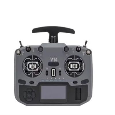 for Helloradio V14 MAX R9 PRO Multi-Protocol Control ELRS 2.4G Head Metal Rocker with FPV Aircraft TX Transmitter for EDGETX(V14 MAX Black)