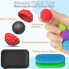 Fidget Toys Silicone Magnetic Balls & Sensory Stones, 8 PCS Stress Relief Sensory Toys for Autism ADHD Anxiety, Office Desk Toys, Stocking Stuffers for Adults Teens view 3