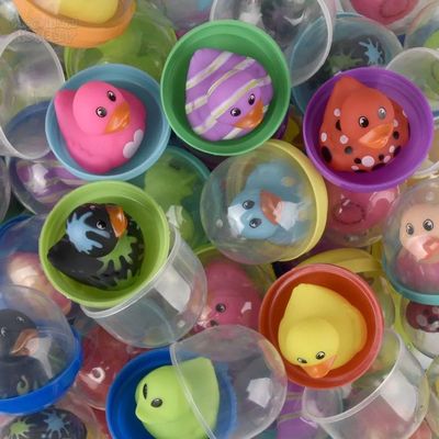 1.5 Inch Rubber Duckling Assortment in 2 Inch Capsule  250 Count