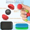 Fidget Toys Silicone Magnetic Balls & Sensory Stones, 8 PCS Stress Relief Sensory Toys for Autism ADHD Anxiety, Office Desk Toys, Stocking Stuffers for Adults Teens view 3