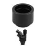 1pc Trinocular Stereo Microscope Attachment Ring Adapter Connecting Seat(Gold) view 1
