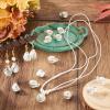 Magibeads 12Pcs Miniature Ceramic Tea Cup for Dollhouse 16x12mm Porcelain Mini Coffee Cup Charms Set for Micro Landscape Garden Tea Party Playhouse Ornaments DIY House Scene view 2