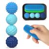 Fidget Toys Adults Silicone Magnetic Balls & Sensory Stones, 6 PCS Stress Relief Sensory Toys for Autism ADHD Anxiety, Office Desk Toys, Stocking Stuffers for Adults Teens view 1