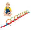 YHPANSHIZ 360-degree Thrilling Loop Track Includes Eight Loops and Five1:64 Scale Toy Cars for Easy Storage It's Perfect for Boys Aged 3-7 and Makes Great Gift for Birthdays, Halloween, and Christmas view 1