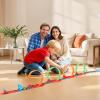 YHPANSHIZ 360-degree Thrilling Loop Track Includes Eight Loops and Five1:64 Scale Toy Cars for Easy Storage It's Perfect for Boys Aged 3-7 and Makes Great Gift for Birthdays, Halloween, and Christmas view 4